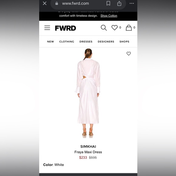 Simkhai Maxi White Dress - Picture 2 of 15